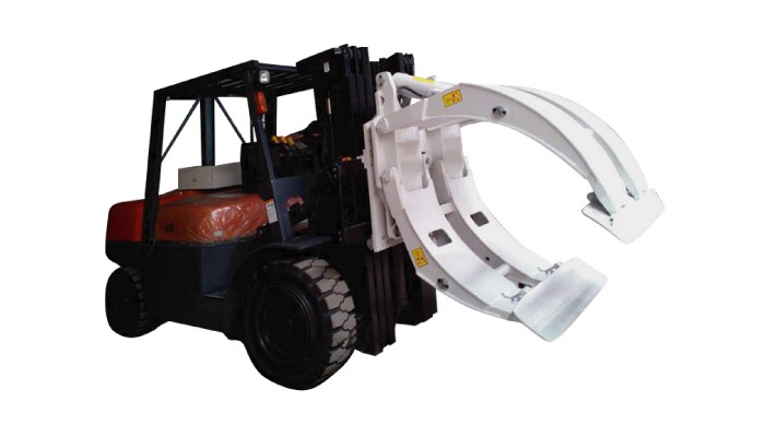 Telehandler Paper Clap Material Handling Equipment Forklift Paper Roll Clamp - Fujian Huamai ...