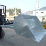 מלגזה 3 טון עם דלי, דלי הידראולי